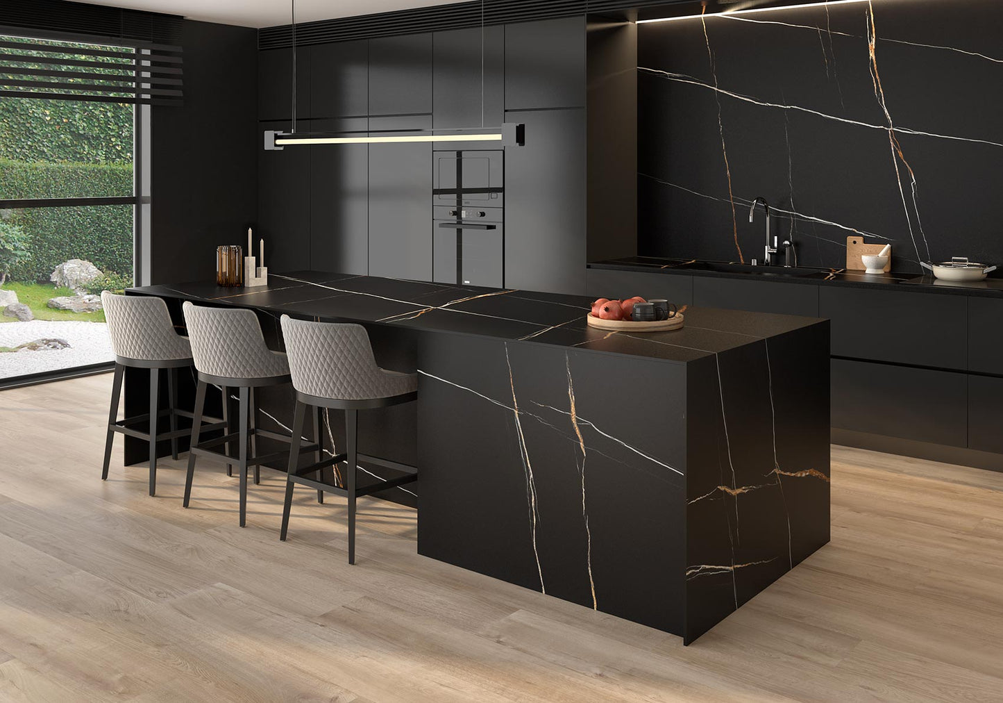Sahara Noir - Quartz Worktop