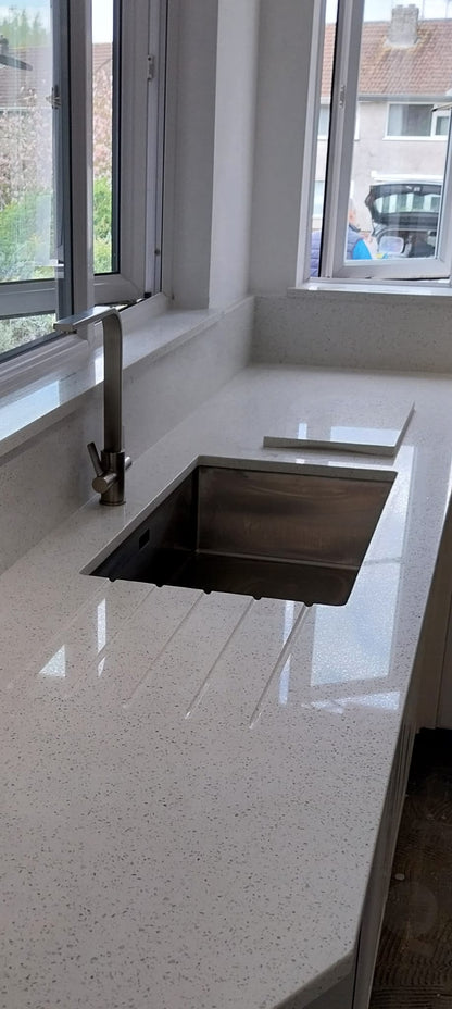 Galaxy White - Quartz Worktop
