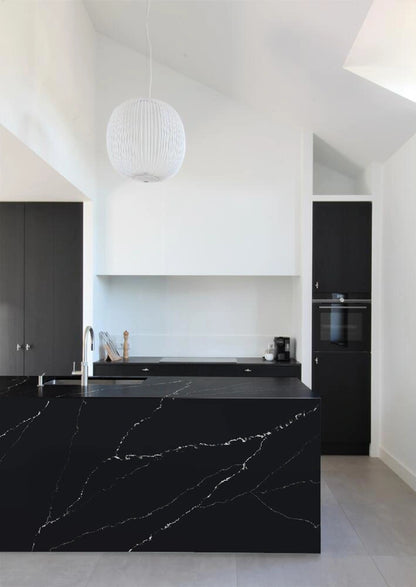 Dawning Black - Quartz Worktop
