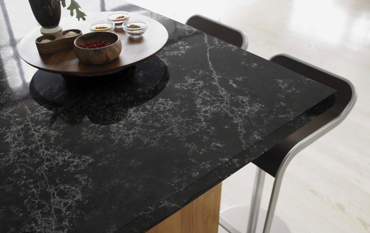 Quartz Worktop - Roma Black