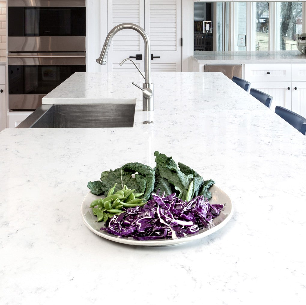 Carrara Classic- Quartz Worktop
