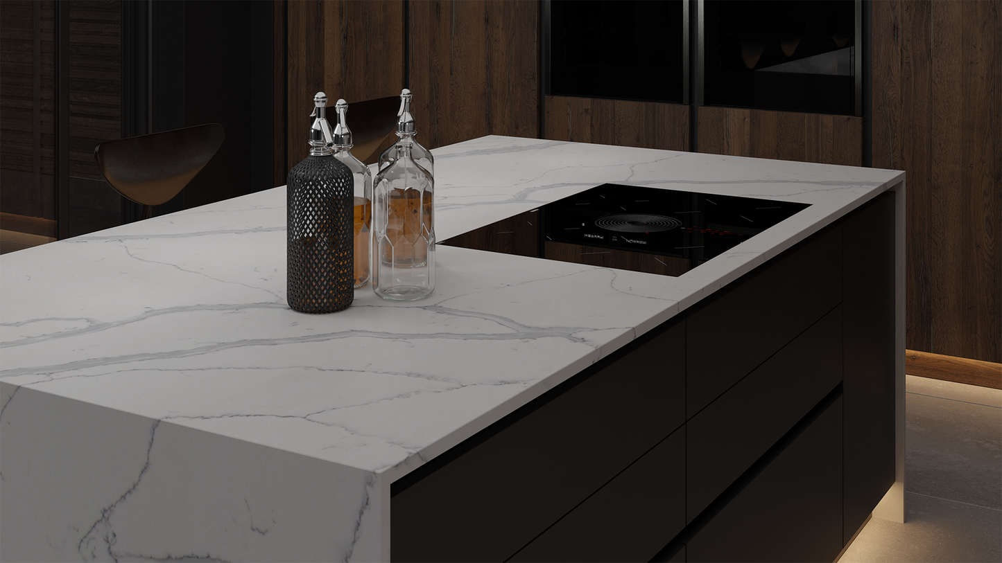 Quartz Worktop - Calacatta Gris