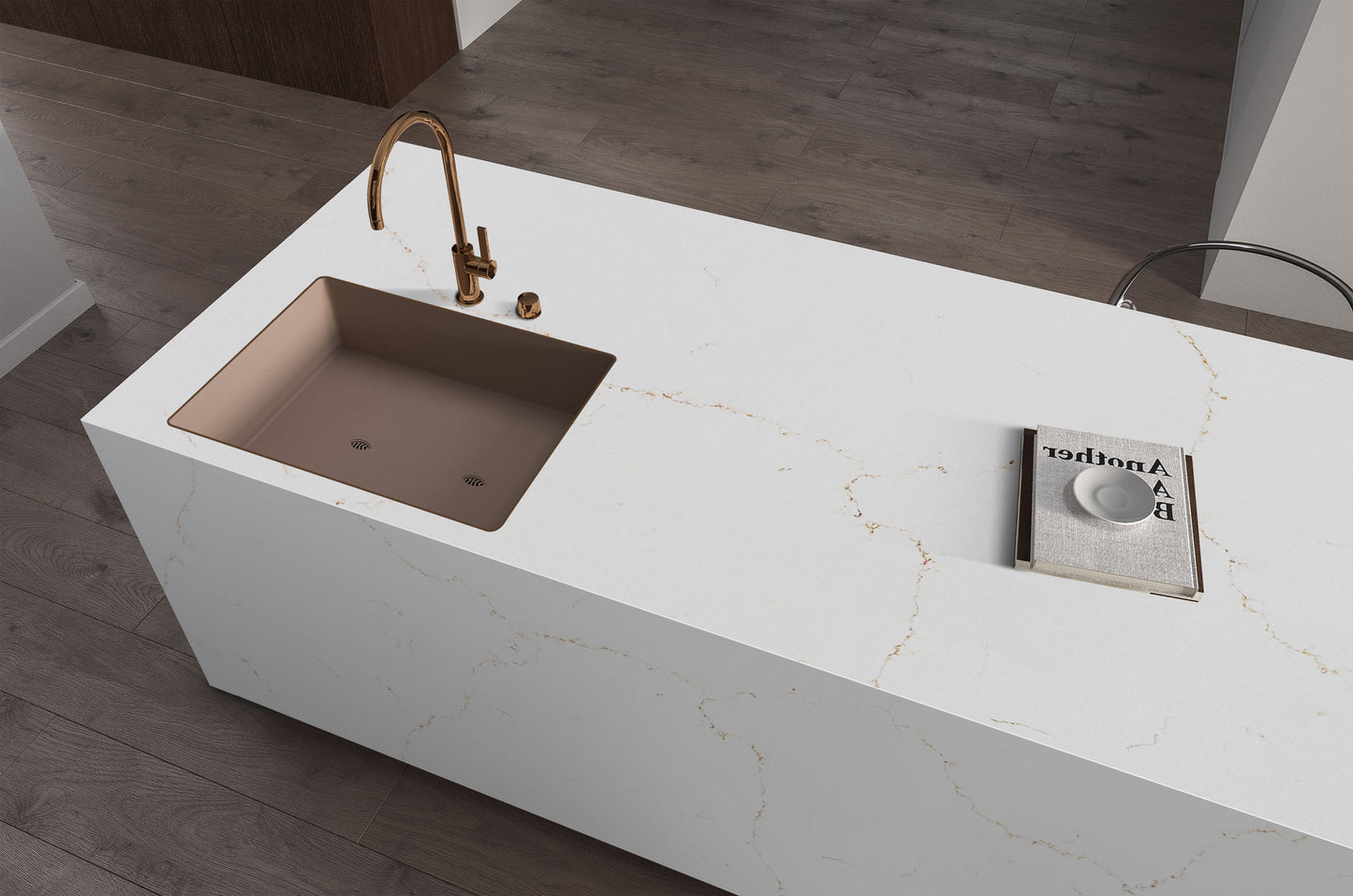 Quartz Worktop - Misterio Gold