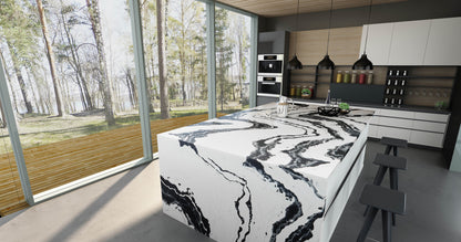 Quartz Worktop - Vivara Blanco