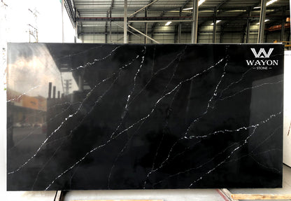 Dawning Black - Quartz Worktop